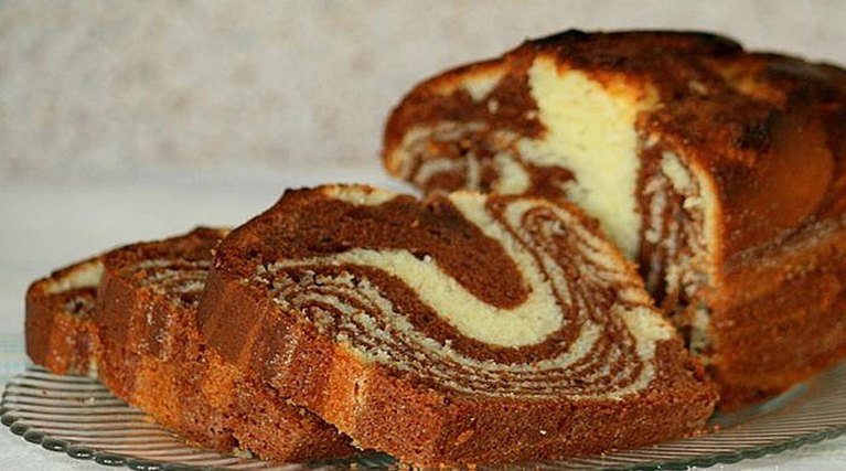 МРАМОРНЫЙ КЕКС на сгущенке: обожаю этот ВКУСНЫЙ ДЕСЕРТ за быстрое приготовление