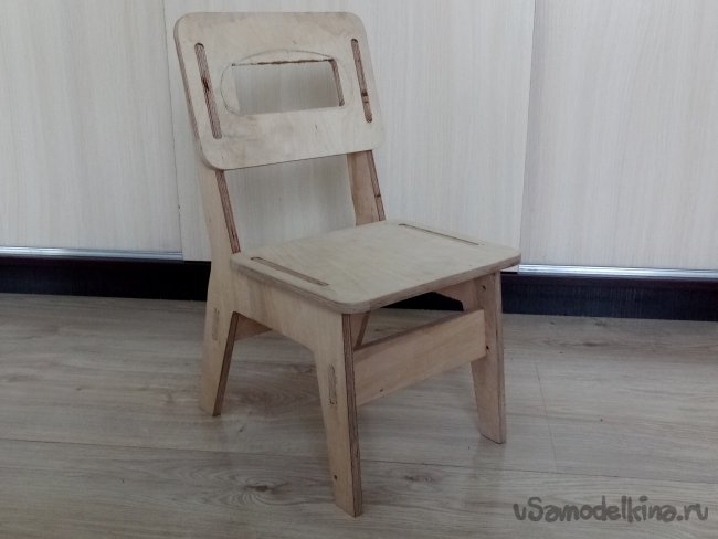 Детский стул из фанеры с чертежами