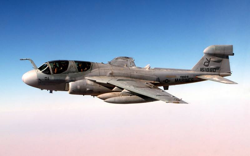 Корпус морской пехоты США списал последний самолёт РЭБ EA-6B Prowler