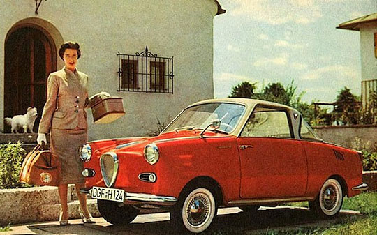 Ретро-реклама автомобилей 