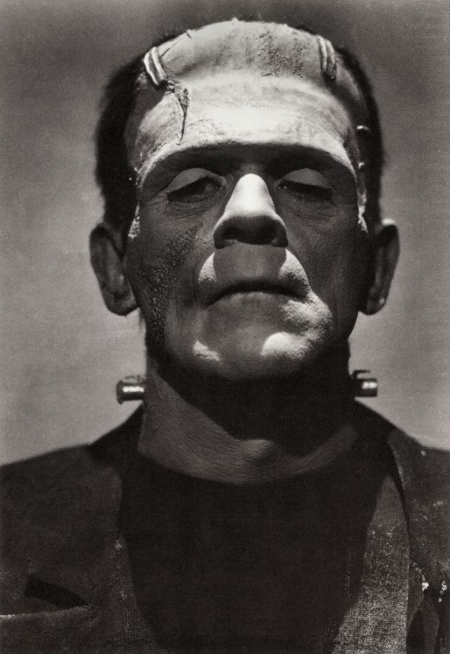 Старые снимки Бориса Карлоффа в роли монстра из фильма «Франкенштейн»  