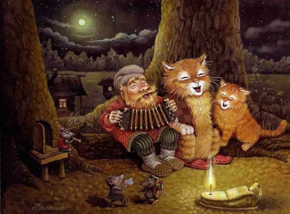 Кошачьи сказки художника Александра Маскаева, фото № 39