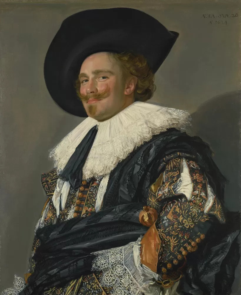 «Смеющийся кавалер» — портрет голландского художника Франса Хальса (1624).