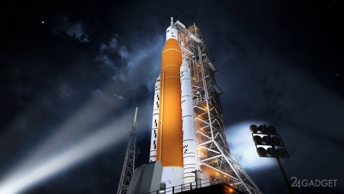 НАСА приготовила новую ракету для полетов к Луне автоматика,будущее,гаджеты,наука,приборы,техника,технологии,электроника