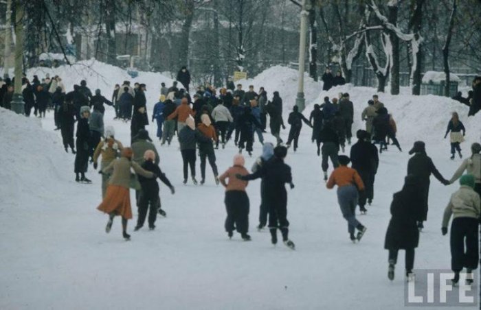 Московские дети зимой 1960-го года История,общество