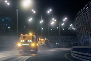 Реагентами обработали улицы в районе. Фото: Анна Иванцова, «Вечерняя Москва»