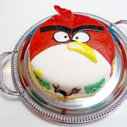 Торт Злые птички. По мотивам игры Angry Birds.