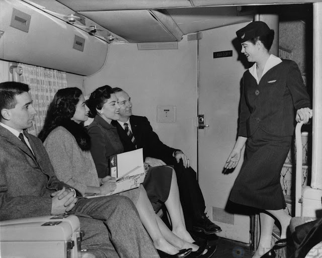 Какими были полеты в 1950-е история,отдых и туризм,самолеты