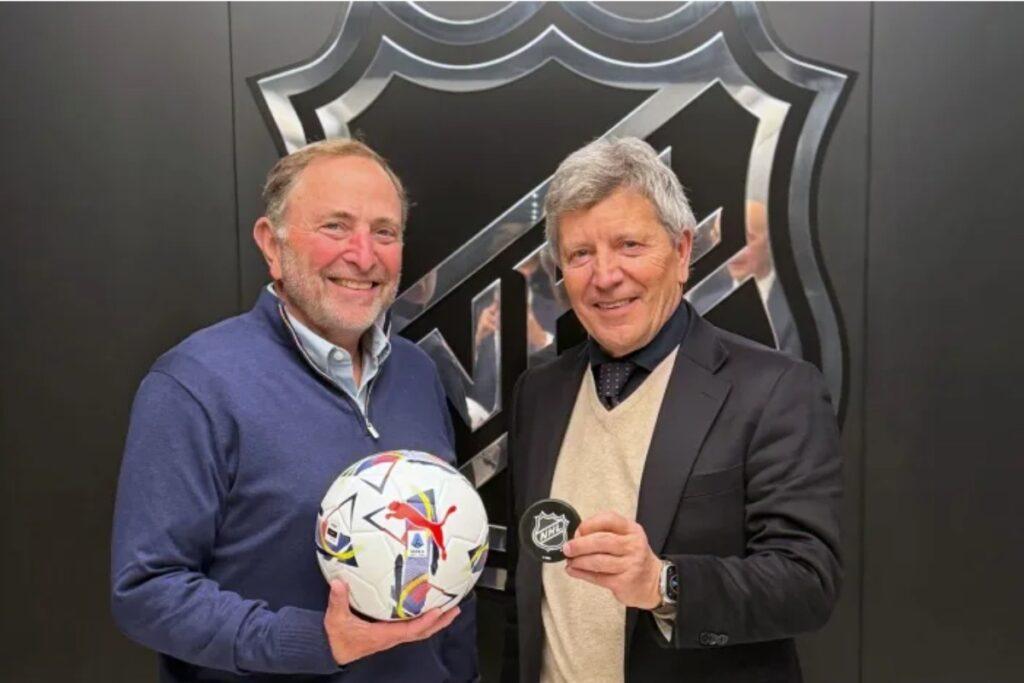 НХЛ и Серия А договорились о сотрудничестве в преддверии Игр-2026