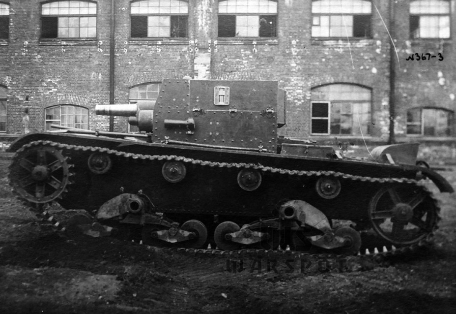​Для изготовления АТ-1 использовался обычный Т-26. Собственно говоря, минимальная переделка базы являлась одним из требований при разработке «артиллерийского танка» - Лёгкий арттанк без башни | Warspot.ru