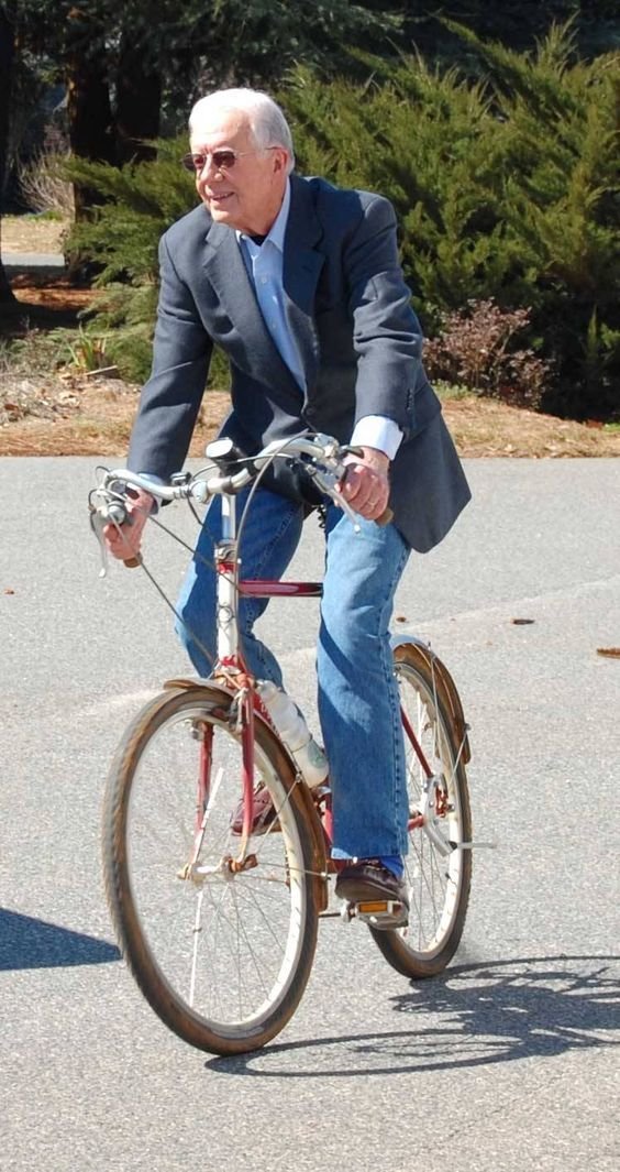 Джимми Картер велосипеды, звезды, интересное, фото