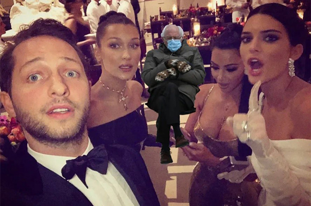 Шэрон Стоун, Дженнифер Энистон, Сара Джессика Паркер присоединились к флешмобу с мемами про Берни Сандерса Хроника