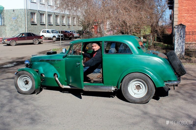 Омич собрал из старого «Москвича» гоночный автомобиль авто, автомобили, кастомайзинг, москвич, самоделка, своими руками, хот-род