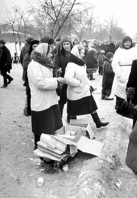 Фотографии зимней Москвы разных лет москва