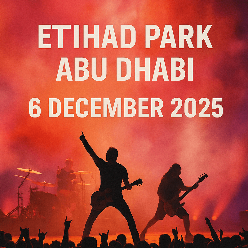 Купить билет Абу-Даби Металлика — концерт в декабре