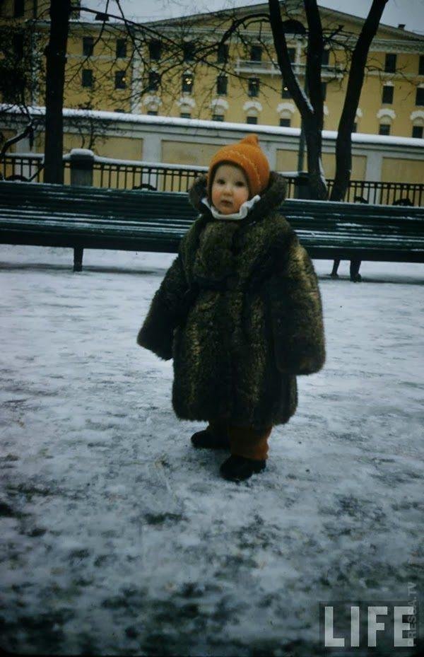 Московские дети зимой 1960-го года История,общество