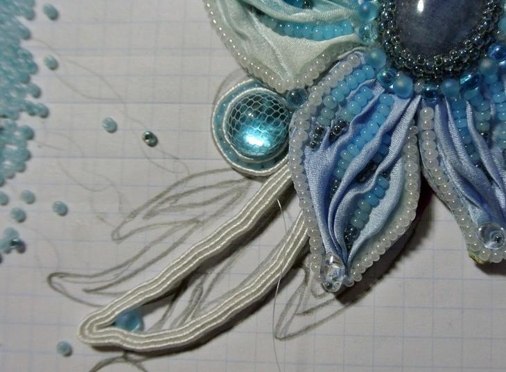 Рукоделие — техника шибори: мастер-классы, фото, идеи Рукоделие — техника шибори: мастер-классы, фото, идеи сделай сам,Украшения,шибори