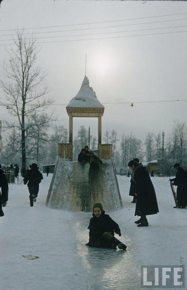 Московские дети зимой 1960-го года История,общество