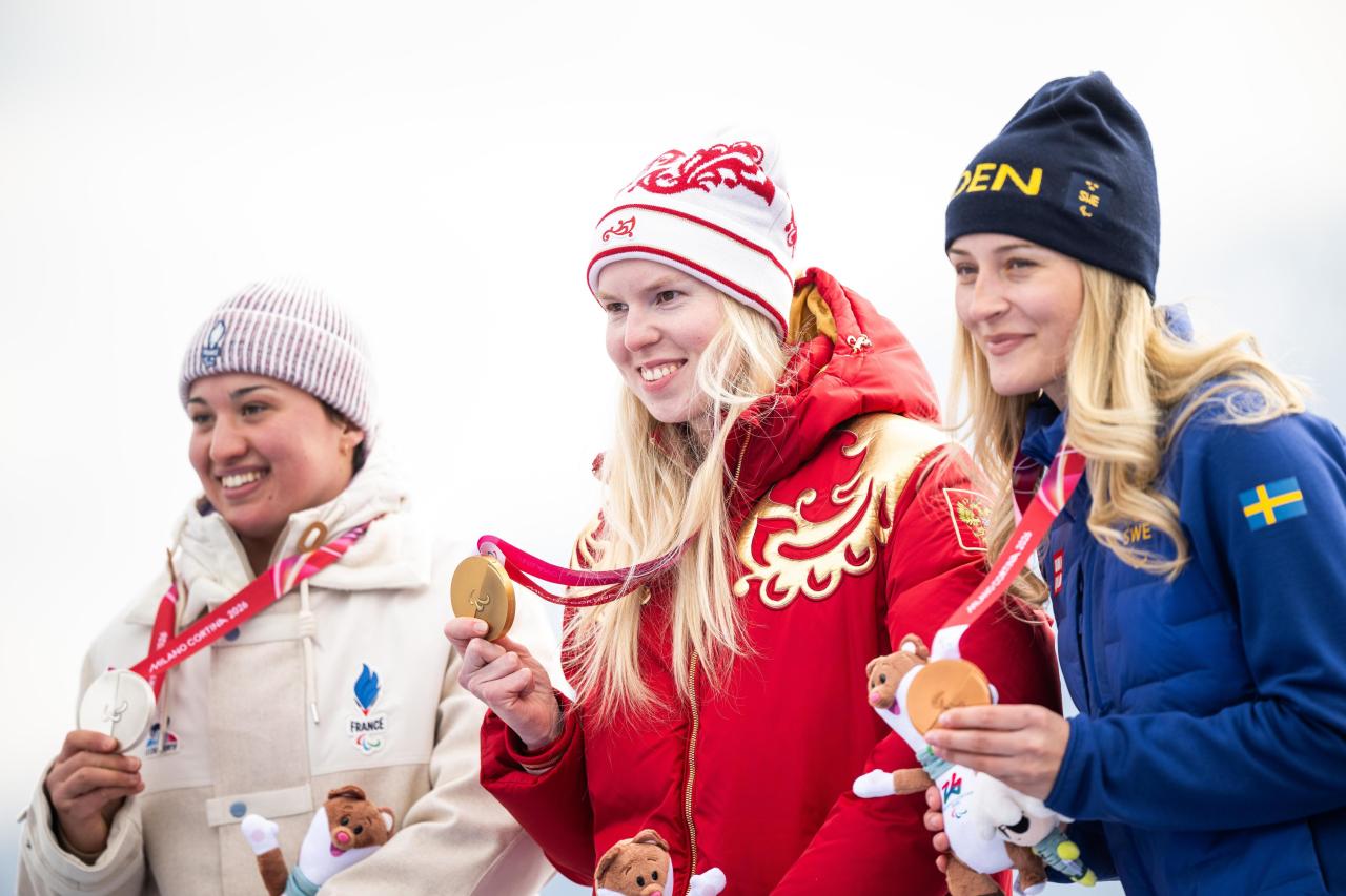 Варвара Ворончихина во время заезда