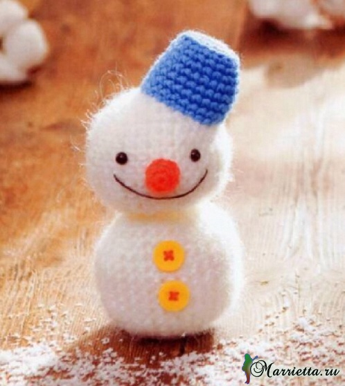 Снеговик крючком вязание крючком,рукоделие,своими руками,сделай сам,снеговик