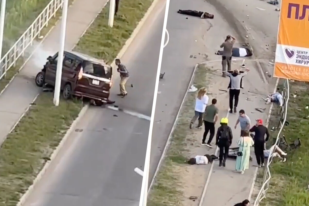 В Благовещенске автомобиль сбил пешеходов на тротуаре, есть погибшие