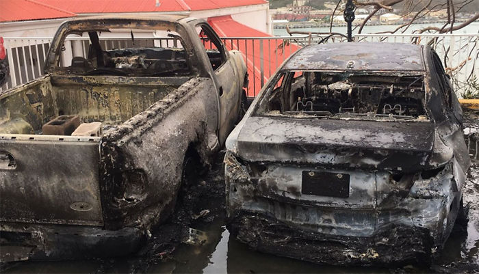 Irma Ruined This Vehicles In St. Thomas