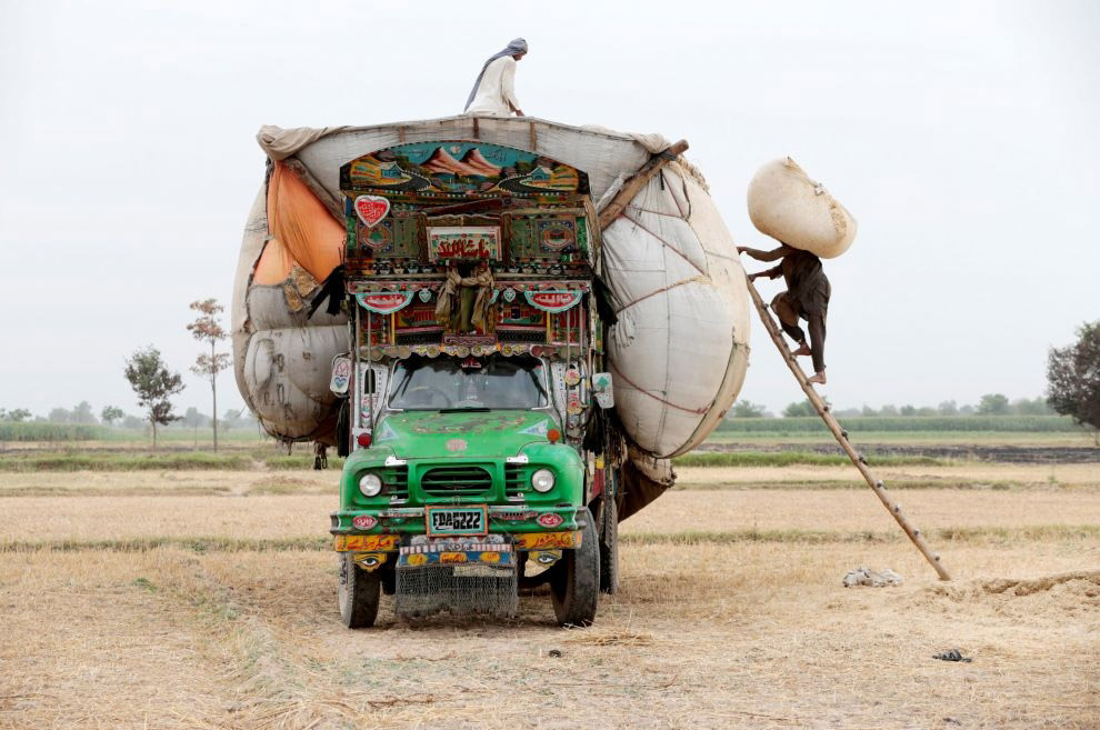 Грузовик, как искусство. Пакистан автомобиль,искусство,Пакистан,транспорт
