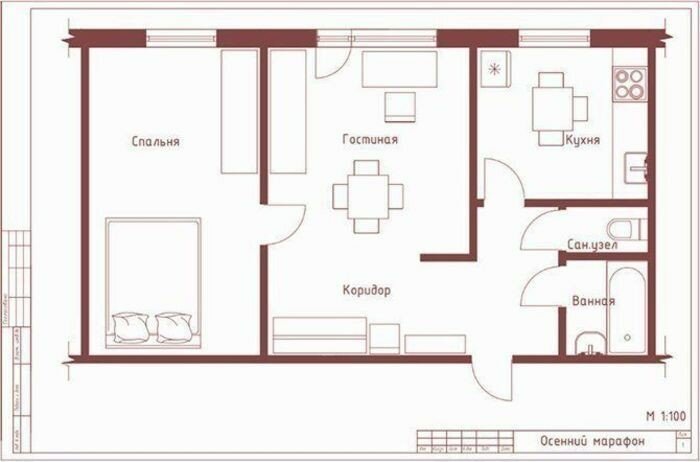 Планировки киноквартир из советских фильмов 