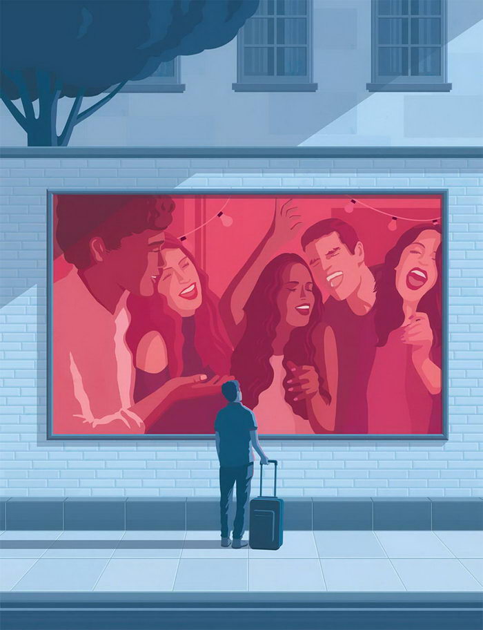 Ироничные иллюстрации о современном мире 