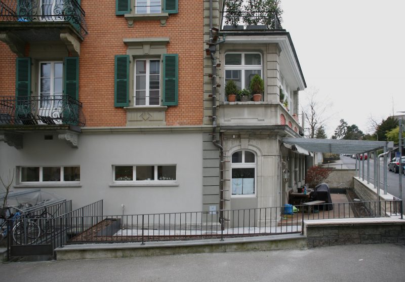 Дорога в кошачье королевство: лестницы для пушистых домашних любимцев на фасадах швейцарских домов архитектура,домашние животные,наши любимцы
