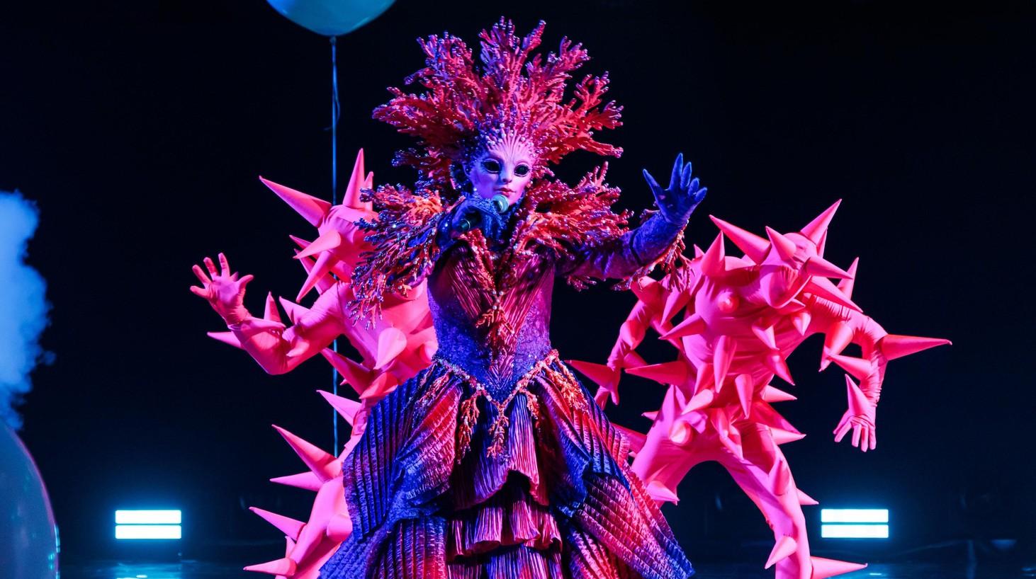 Костюм Коралла на сцене