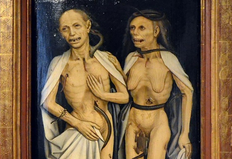 «Мёртвые любовники»: самая страшная картина Средневековья живопись,искусство,картины,смерть