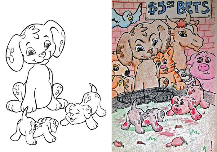 Почему не стоит доверять детские раскраски Папе 