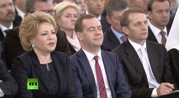 "Putin's speech does not leave a stone unturned from Medvedev's further political career .." - Opinion