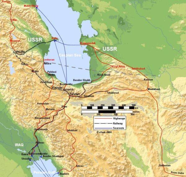 Осень 1941-го. Персидский коридор для ленд-лиза 