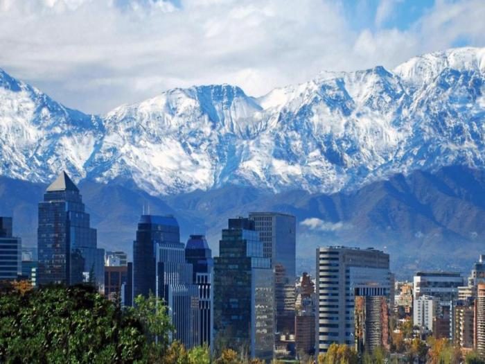 Виртуальная прогулка по столице Чили Сантьяго,Чили,Южная Америка