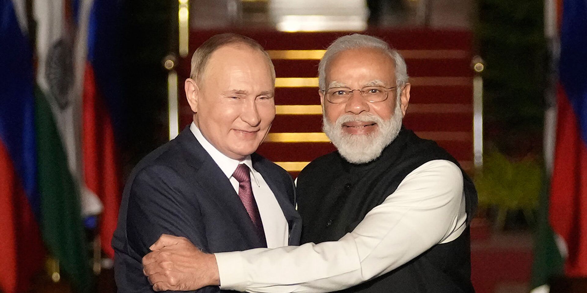 Президент РФ Владимир Путин и премьер-министр Республики Индии Нарендра Моди - ИноСМИ, 1920, 03.07.2024