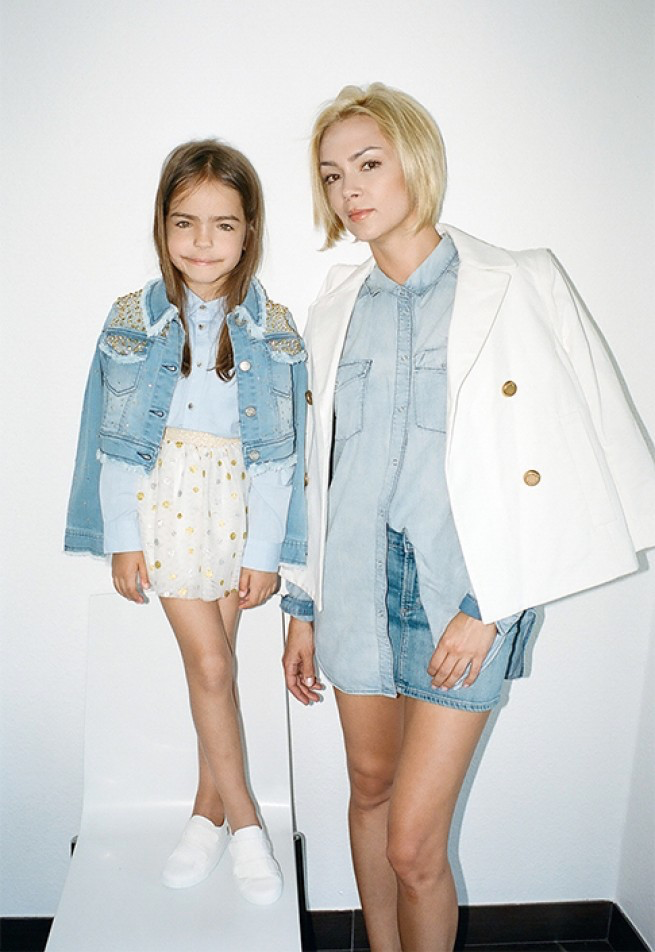 Ксения с дочкой Сашей 