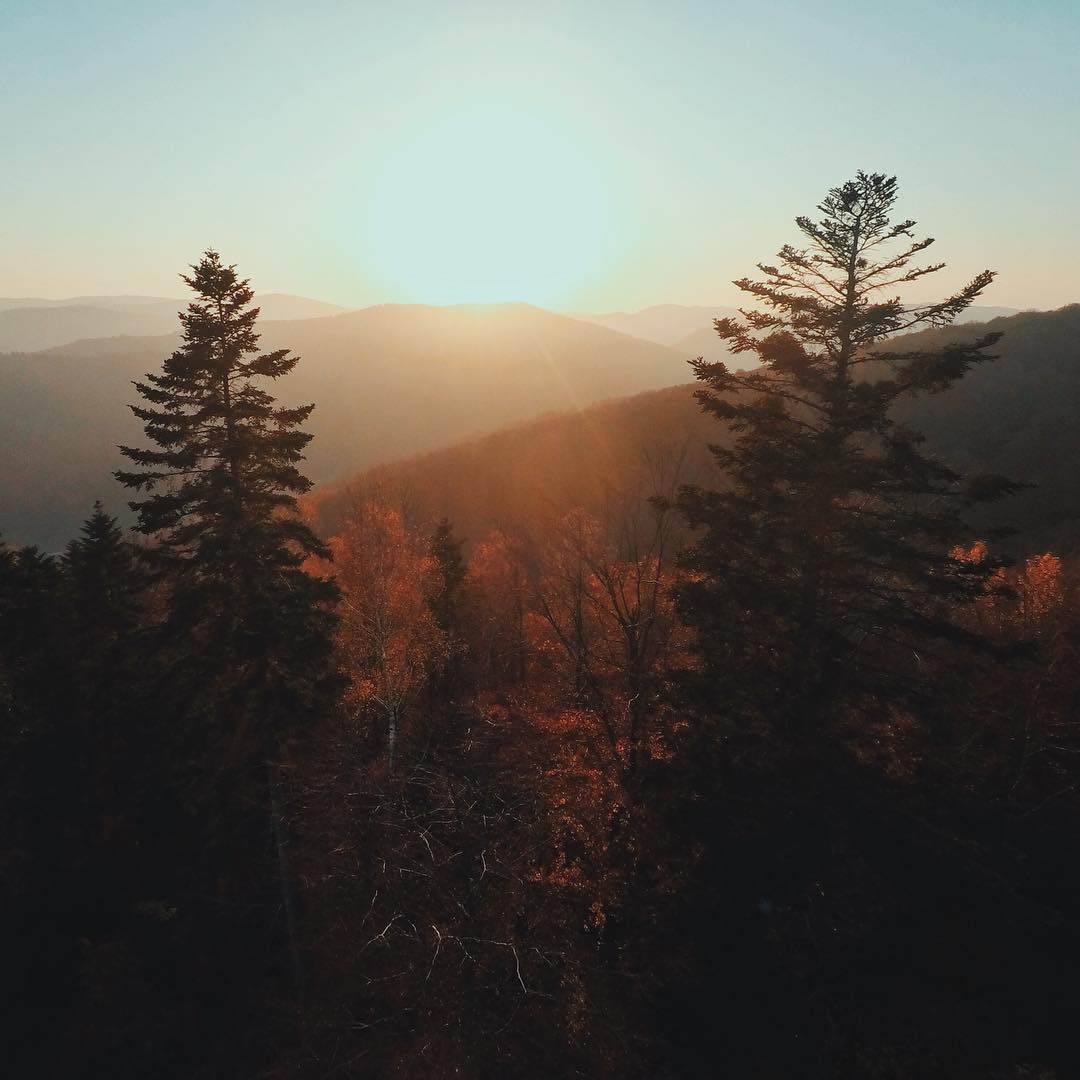 Карпаты с высоты Карпаты с высоты