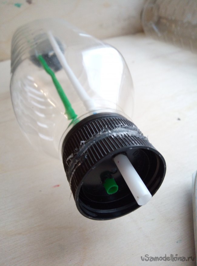 Настольный фонтан из пластиковой бутылки, который работает без электричества вдохновляемся,интересное,поделки