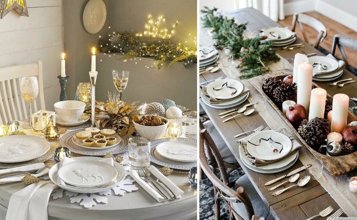 Сервировка на Новый год в 2021 году: как украсить стол в год Быка идеи для дома,новогодний декор