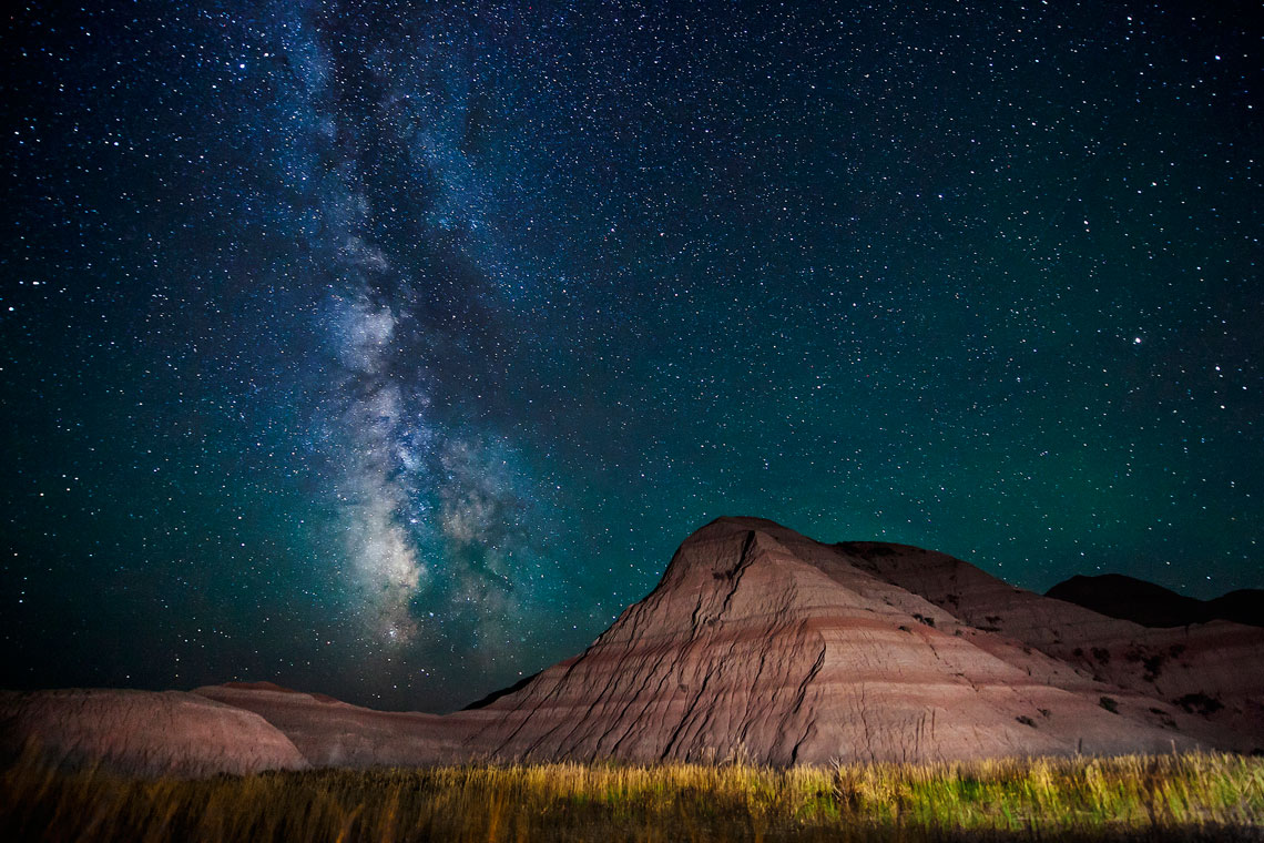 Desert badlands, USA