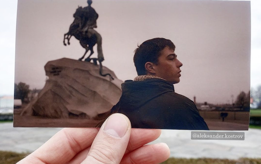 Брат в питере. Памятник петербуржцу. Памятник Петру 1 Политех Санкт-Петербург.