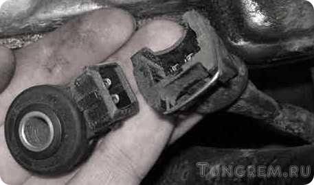 Замена датчика детонации на Lada Kalina