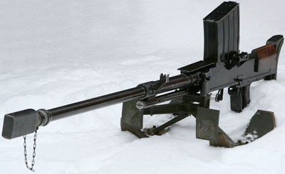 Противотанковое ружье Lahti L-39 - финская крупнокалиберная винтовка 39 года.