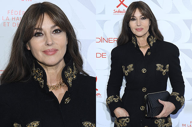 Моника Беллуччи и Памела Андерсон на гала-ужине в Париже