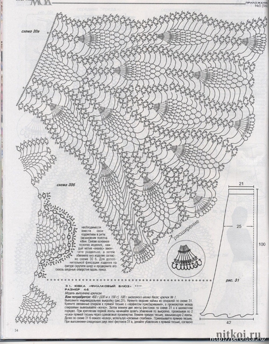 Роскошная юбка крючком вязание крючком,женские хобби,рукоделие,своими руками,умелые руки,юбка