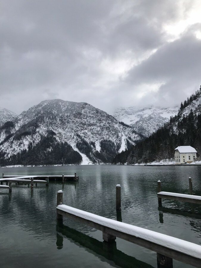 Путешествие к озеру План в Австрийских Альпах Австрия,Альпы,озеро,Тироль