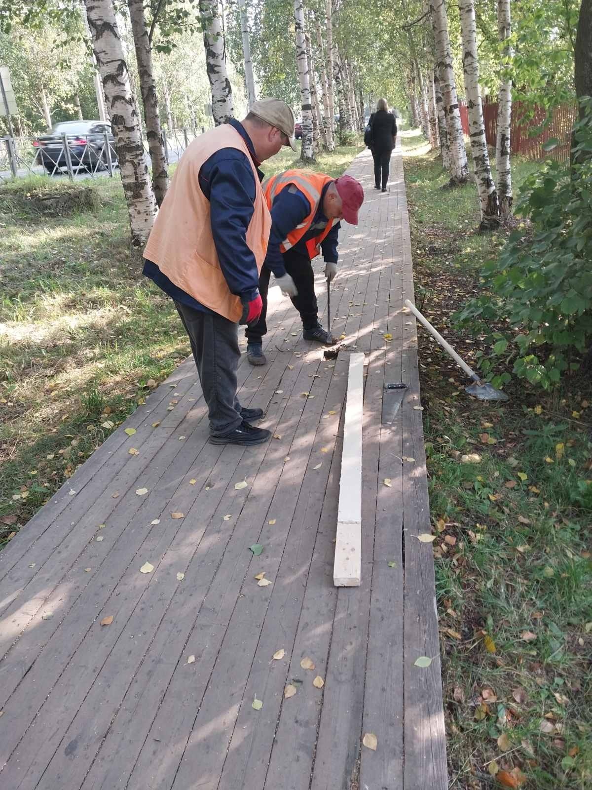 Деревянные тротуары в Соломбале отремонтируют за лето