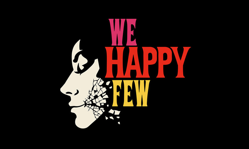 Логотип компьютерной видеоигры «We Happy Few» в жанре action-adventure с элементами survival horror и симулятора выживания, разработанная канадской студией Compulsion Games.Фото с сайта https://ru.wikipedia.org/